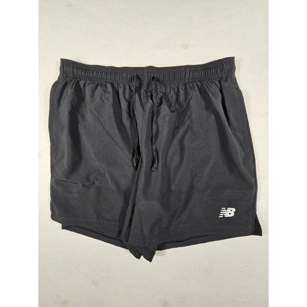 New Balance Mens Sport Short 5 Inch Running Shorts Black MS51901 Large